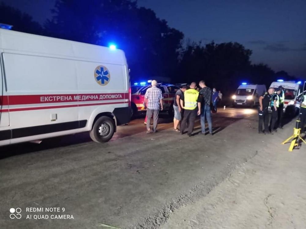 Фото з місця ДТП 