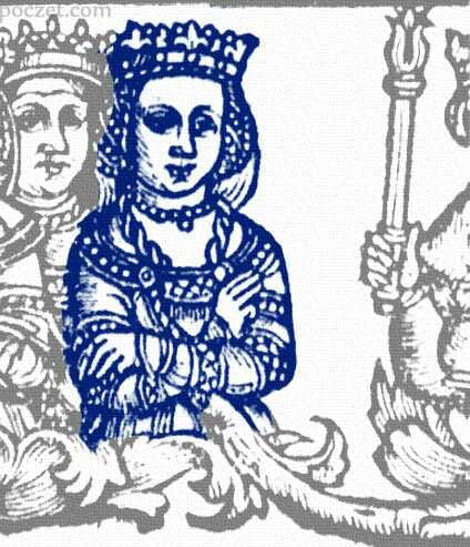 Королева Софія (Соня) Гольшанська,- родоначальниця королівської династії Ягеллонів, двоюрідна сестра майбутньої княгині Марії Ровенської.